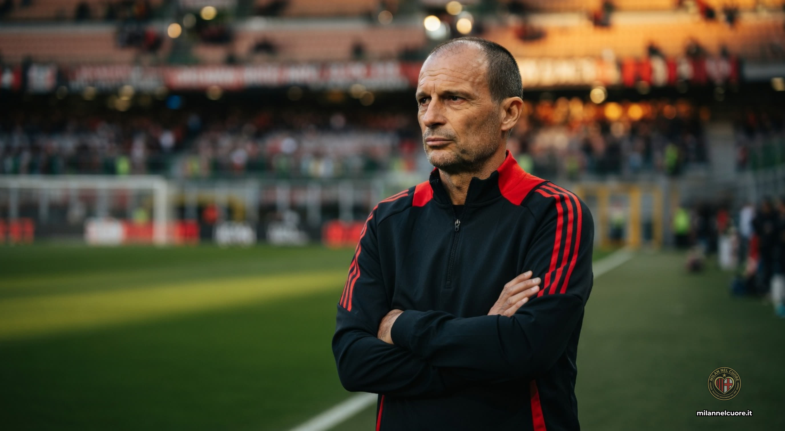 Massimiliano Allegri sulla panchina del Milan, tra presente e futuro